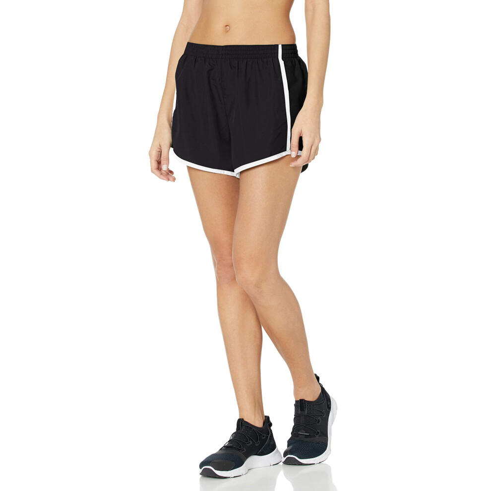 Krtkie Spodenki Damskie Pulse Team - Czarny Blk Wht - S(D0102H7Y2R8)-image