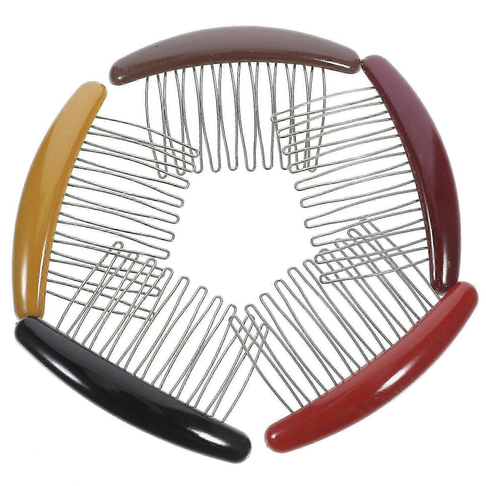 Set of 5 women's hair combs, decorative hair accessories, hair clips for girls