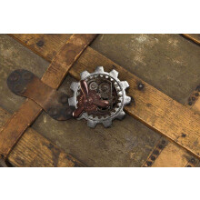 Steampunk Large Gear Propeller Pin Costume Jewelry Adult One Size
