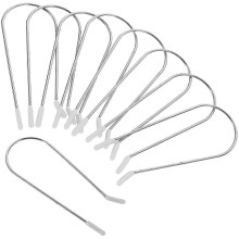 Set of 16 stainless steel heated curling clips, replacement heated rollers for curlers, fixing pin
