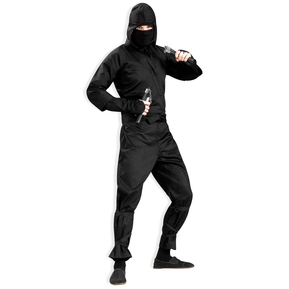 Rubies Ninja Adult Costume X-Large Black