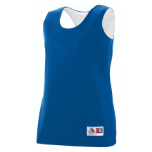 Augusta Sportswear 97631090 omkeerbare wicking tanktop voor dames (6-pack) koningsblauw/wit grootverpakking