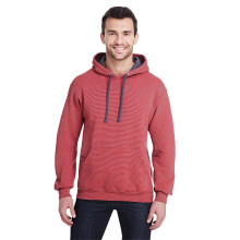 Mikina s kapucnou Sofspun s pruhmi pre dospel   ch - MIDNIgHT STRIPE - XL (D0102H7MJ46)