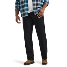 Lee Big & Tall Extreme Motion Relaxed Straight Jean voor heren, zwart 46W x 34L