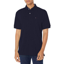 Tommy Hilfiger Herr Polo Skjorta Klassisk Passform, Marinblå Heather X Liten