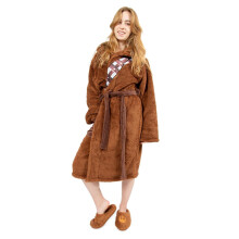 Star Wars Chewbacca -kylpytakki ja tohveli aikuisille | Pieni/Keskikokoinen