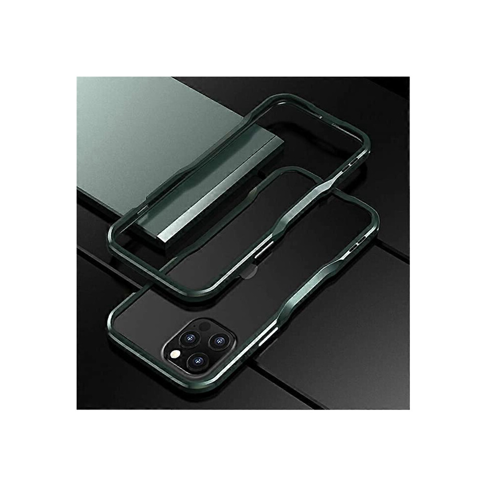Kikidex (As Show, One Size) Metal Bumpers Compatible With Iphone 12 Pro 6.1-Inch Bumper Case Metal Frame Bumper Cover Shock Absorbent Slim Cool Designiphone 1