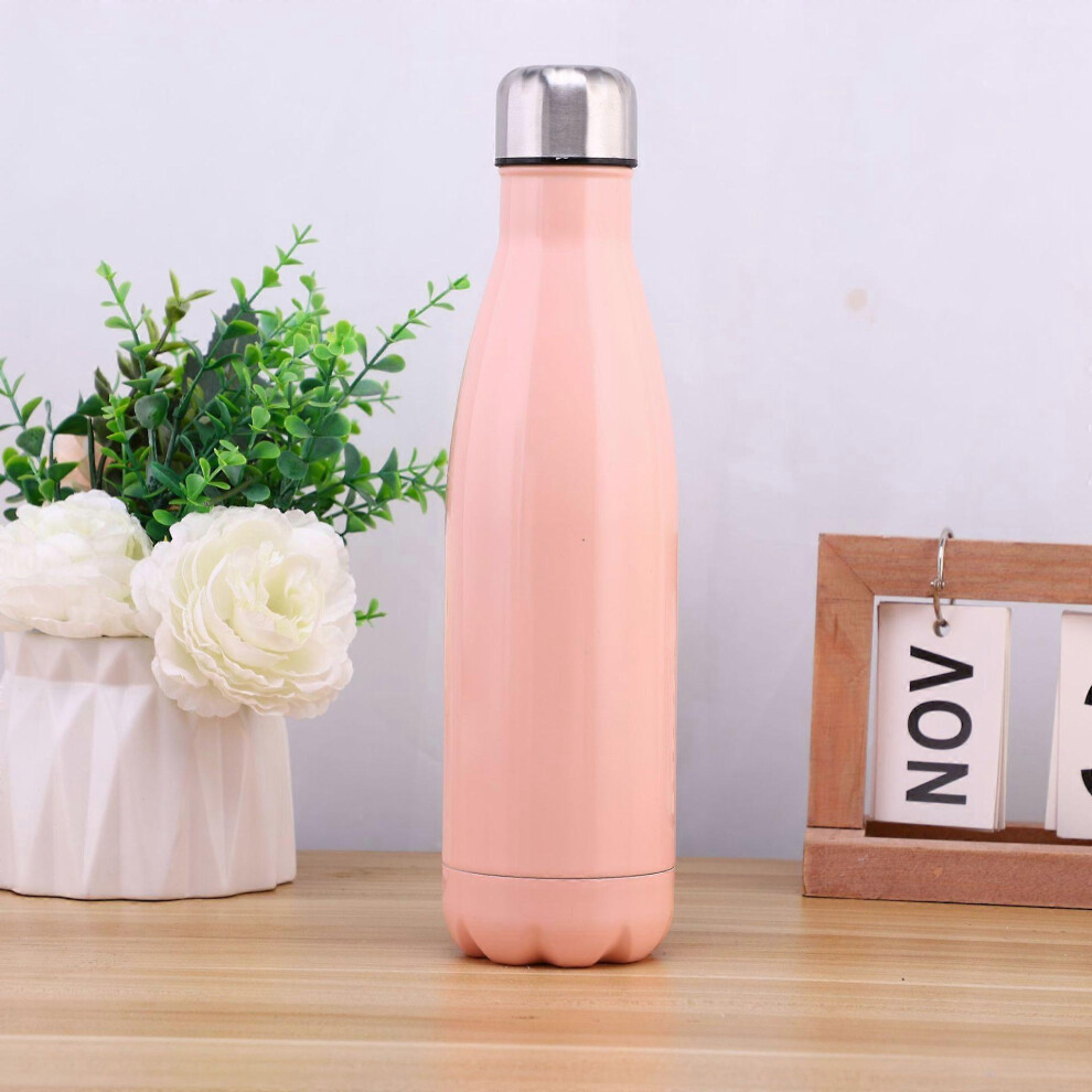 Kikidex (As Show, One Size) 304 Stainless Steel Cola Bottle Large Capacity Outdoor Thermos Sports Pot Bowling Cup 14 500Ml