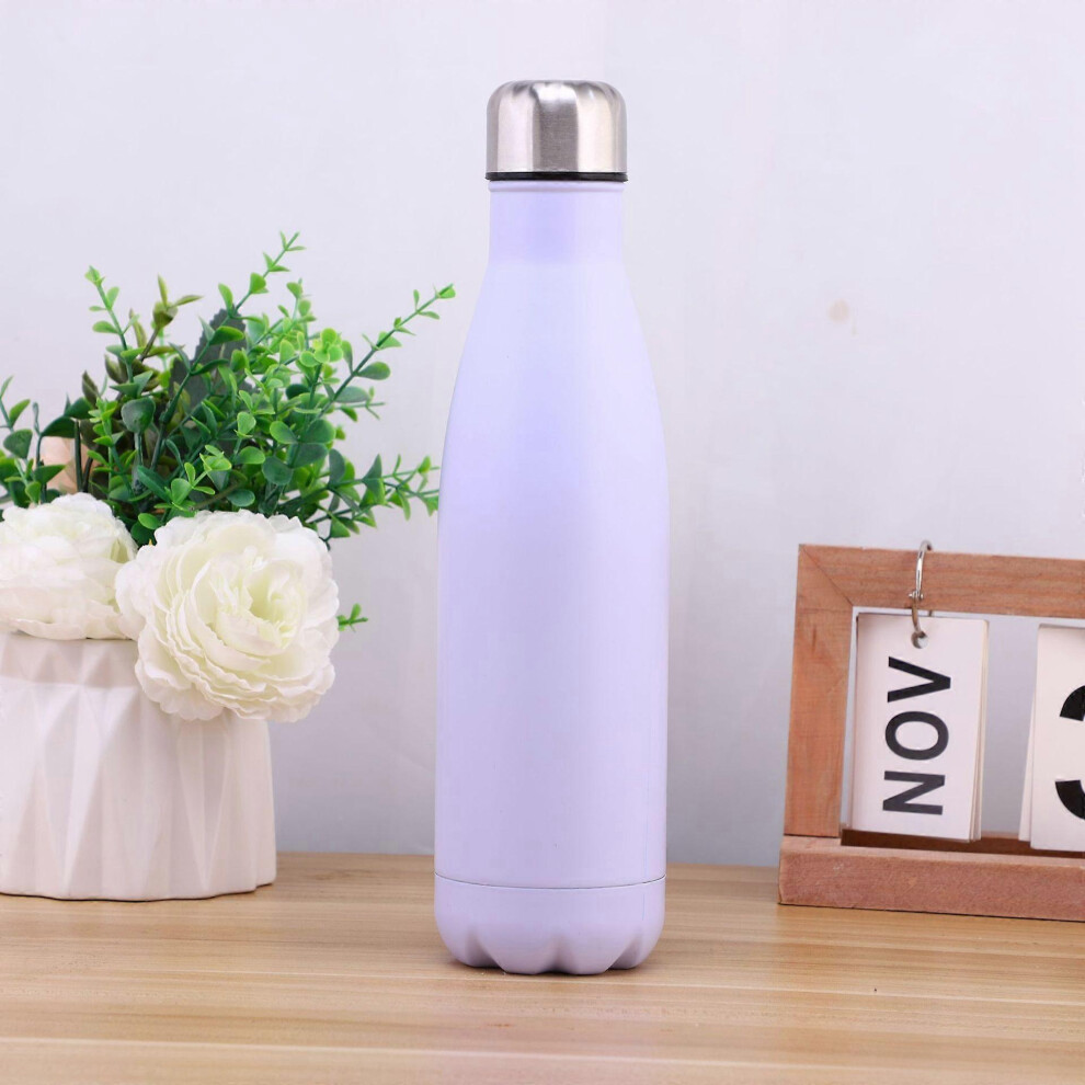 Kikidex (As Show, One Size) 304 Stainless Steel Cola Bottle Large Capacity Outdoor Thermos Sports Pot Bowling Cup 15 500Ml