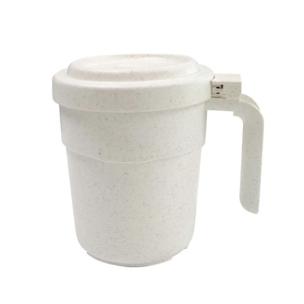 Kikidex (As Show, One Size) Microwave Soup Mug With Lid And Handle. Microwavable Oatmeal Cereal Cup With Cover. Soup Travel Container With Lid. Spill Proof,5