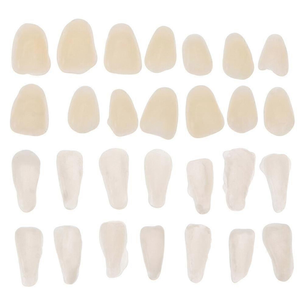 Pack of 200 resin dental repair beads for temporary dental veneers