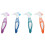 4Pcs Portable Denture Tooth Brushes Double Head Assorted Colors 7