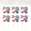 6Pièces Décor Cupcakes Bois Natural Pour 9