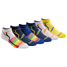 Saucony Heren Multi-Pack Bolt Performance Comfort Fit No-Show Sokken Br