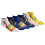 SAUCONY MENS MULTI-MULTI-PACK PARAFOLHO CONFORMO AJUDA SOCKS NO-show 1