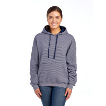Mikina s kapucnou Sofspun s pruhmi pre dospel   ch - MIDNIgHT STRIPE - XL (D0102H7MVHP)