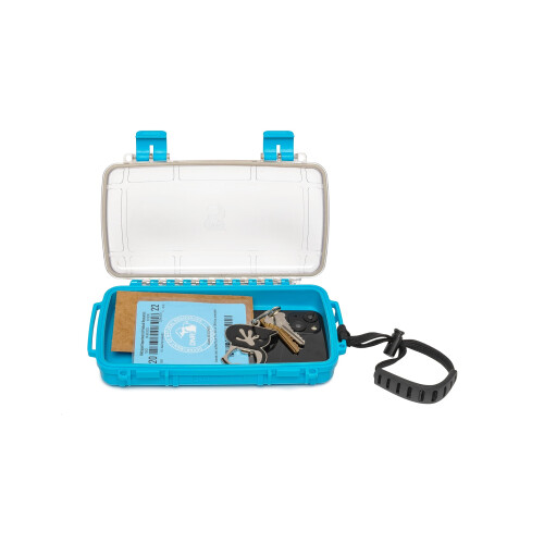 Bo   te de rangement    tanche Geckobrands Medium Neon Blue - Eau 2