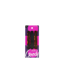 GOODY Classics abgerundete Haarspange, Schwarz und Schildkrte, 3 Stck