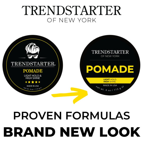 TRENDSTARTER - ΚΛΑΣΙΚΗ ΠΟΜΑΔΑ (4oz) - Ελαφριά Στήριξη - Υψηλή Λάμψη 1