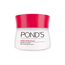 Ponds Age Miracle Day Cream, Anti Wrinkle Cream & Face Moisturizer with SPF 15, Use as a Daily Moisturizer for Face, 50 ML