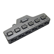 Power Distribution Connector 1-In 6-Out LED Strips Wiring Distributor Block For LED Strips