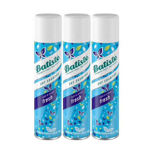 Shampoing sec Batiste Fresh 199 ml (lot de 3)