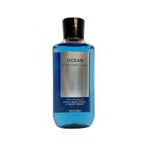 Bath &amp; Body Works Handtekening Collectie 2-in-1 Haar + Lichaamswas Oceaan Voor Mannen 10 Ons