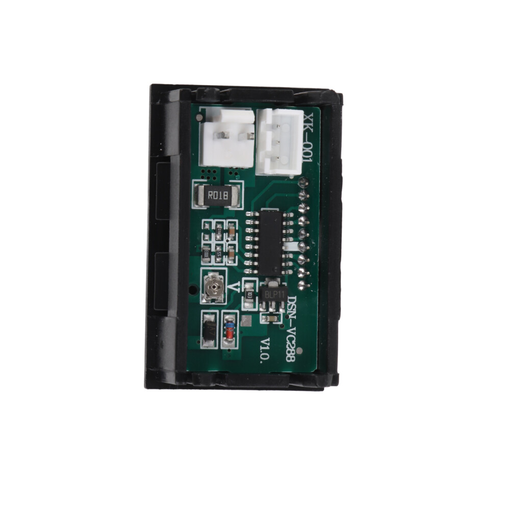 Digital Volt/Amp Meter Dc 0-100V 10A Dual Led Display Abs Material 4091351814770
