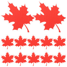 80 Glitzerpapier Ahornblätter Herbst Dekorationen