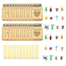 1 Set Valentinsgrußkarten Mit Insekten-Figuren Spielzeug