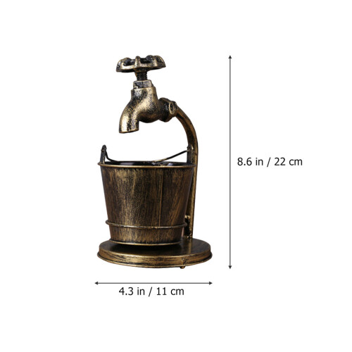 Ashtray Retro Eimer Zigarettenhalter Bar Aschenbecher 1