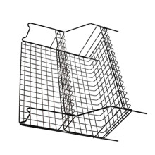 Iron Art Mesh Regal Doppelstöckig Ablage Speicher