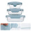 3Stk Lunchbox Für Schule Büro Bento Box 4