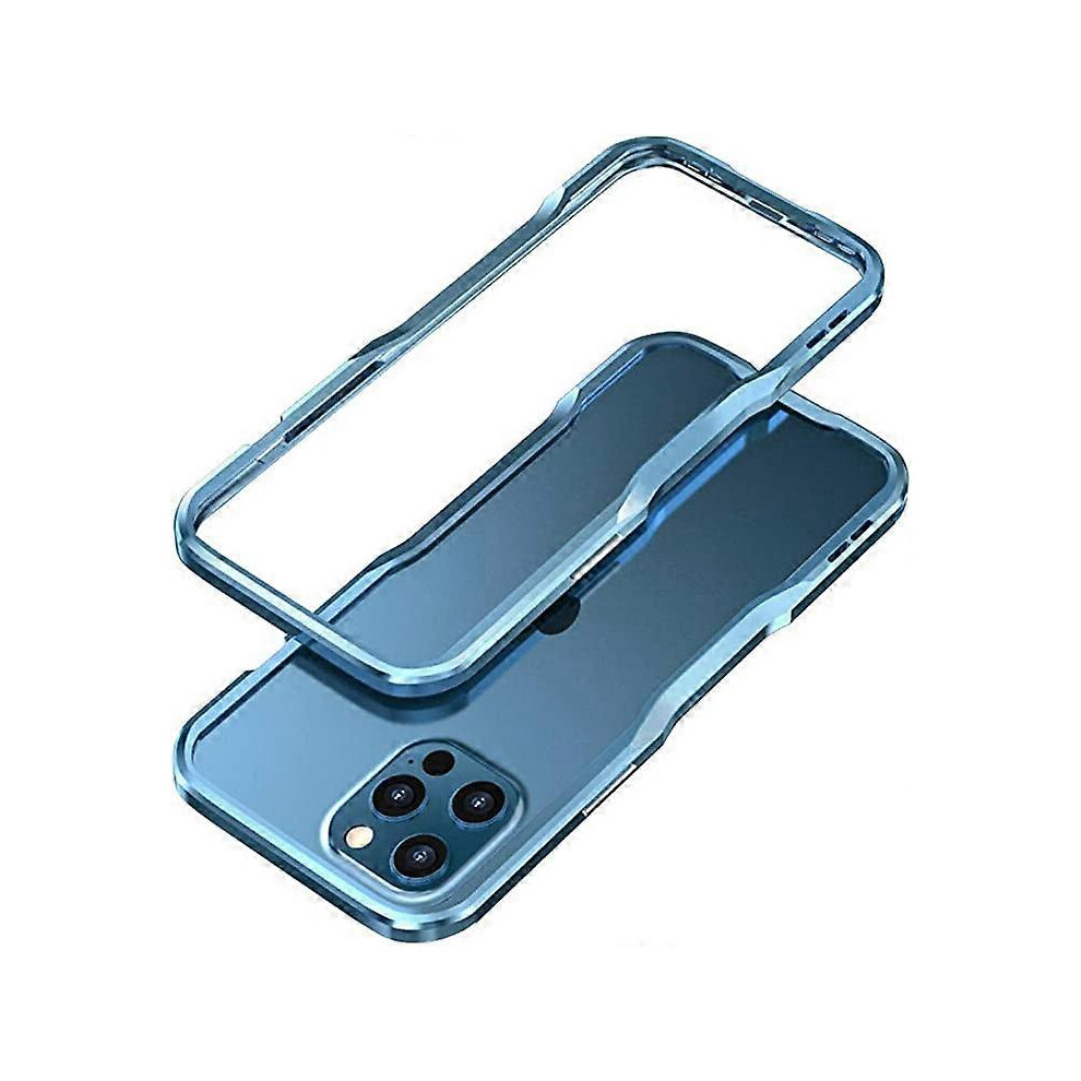 Kikidex (As Show, One Size) Metal Bumpers Compatible With Iphone 12 Pro 6.1-Inch Bumper Case Metal Frame Bumper Cover Shock Absorbent Slim Cool Designiphone