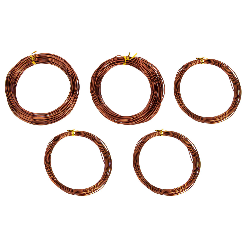 5 Rolls Aluminum Bonsai Training Wire For Gardening-image-OPC-PKW62WN-NEW