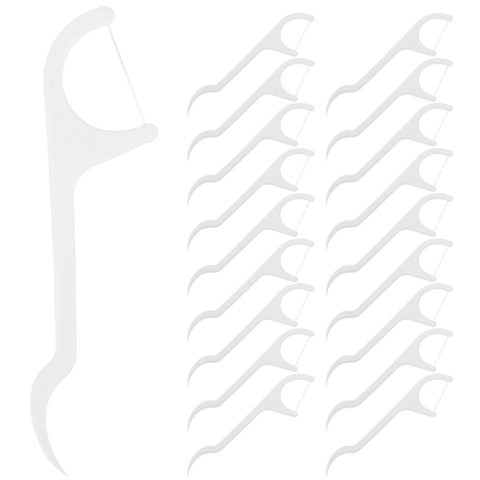 Inoomp 3 Bags Disposable Dental Floss Picks For Travel