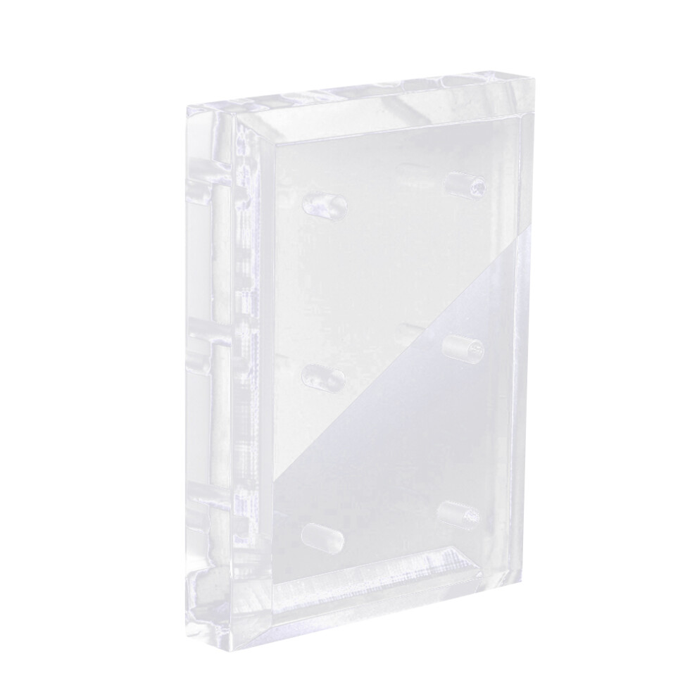 Inoomp 1Pc Transparent Acrylic Nail Polish Holder 6 Hole Display Base