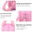 1 Pc Lace Dance Bag For Ballet Outdoor Storage 11