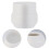 2Pcs Ceramic Egg Cup Tray White 6