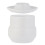 2Pcs Ceramic Egg Cup Tray White 1
