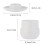 2Pcs Ceramic Egg Cup Tray White 3