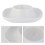 2Pcs Ceramic Egg Cup Tray White 5