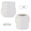 2Pcs Ceramic Egg Cup Tray White 8