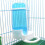 3Pcs Refillable Automatic Feeder Hut With Plastic Bowl For Small Pets 10