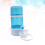 3Pcs Refillable Automatic Feeder Hut With Plastic Bowl For Small Pets 4