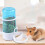3Pcs Refillable Automatic Feeder Hut With Plastic Bowl For Small Pets 5