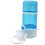 3Pcs Refillable Automatic Feeder Hut With Plastic Bowl For Small Pets 9