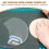 1 Set Acrylic Horseshoe Zero Purse Stencil And Cutting Template Kit 8