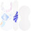 1 Set Acrylic Horseshoe Zero Purse Stencil And Cutting Template Kit 1