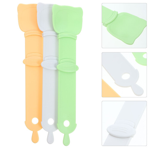 3Pcs Cat Strip Squeeze Spoon For Liquid Treats Feeding Tool 2